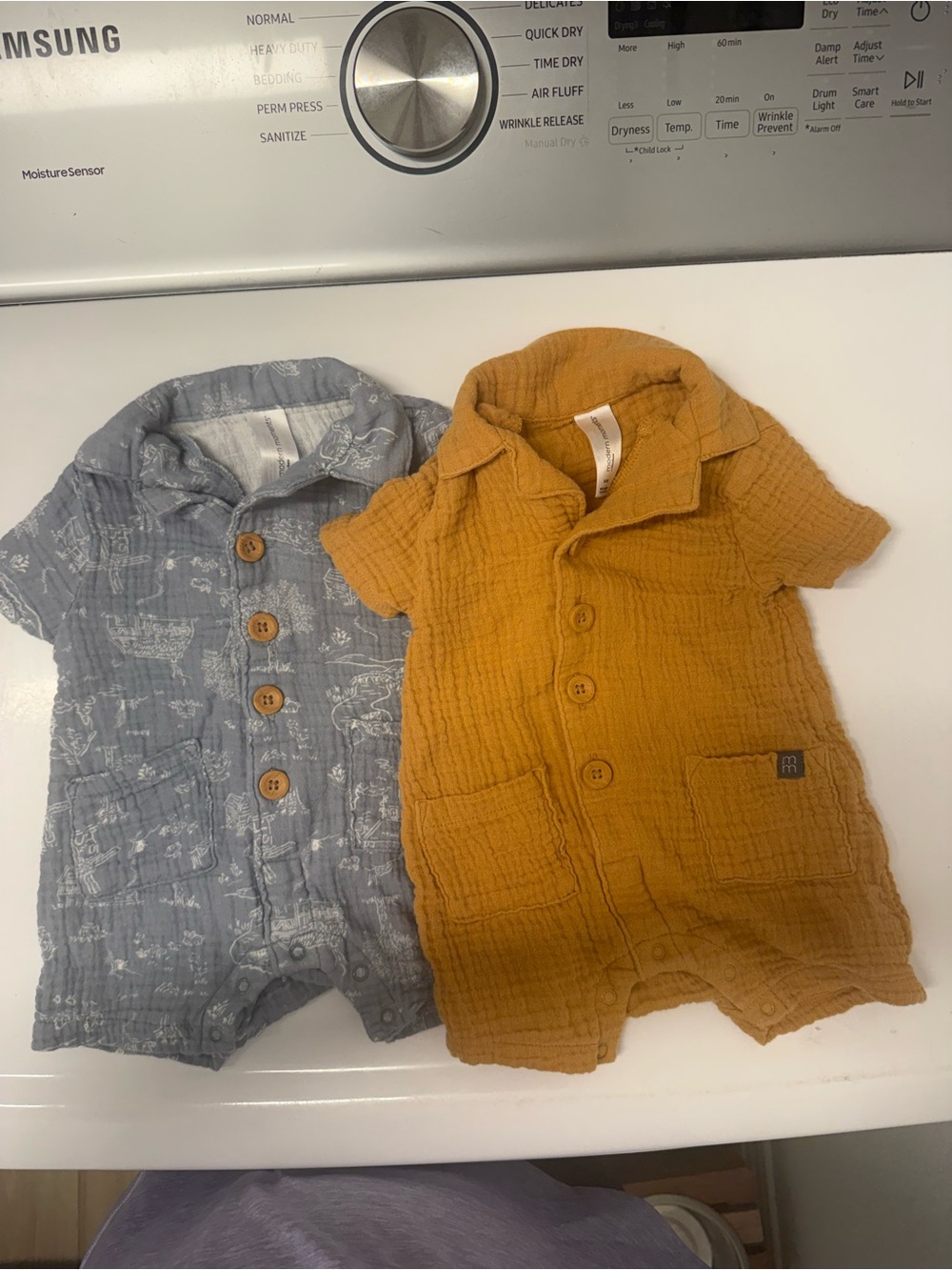 Modern Moments 2 set Short-Sleeve Baby Rompers
